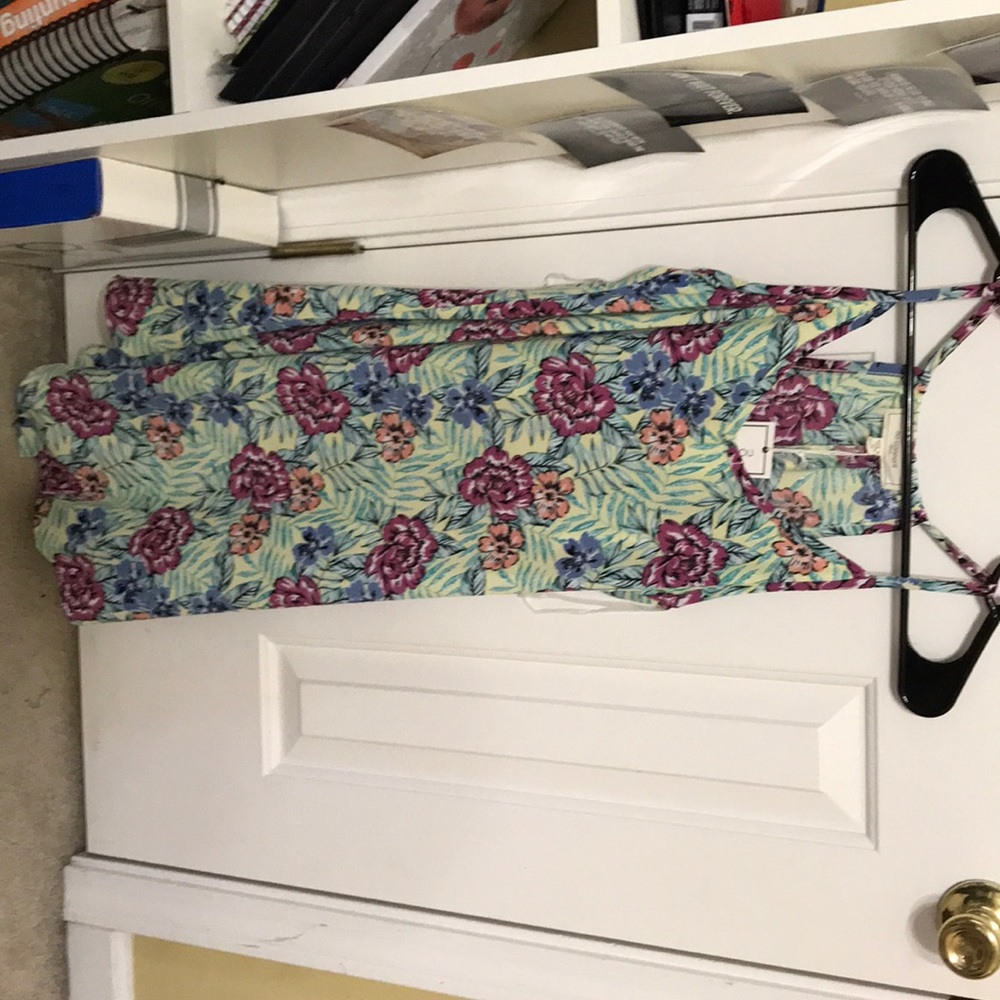 Knee length flower dress